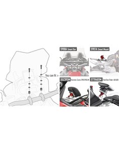 Kit Tornillería Givi Smart Bar S900A/Smart Mount S901A para BMW/Ducati/Honda