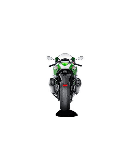 Sistema Completo Racing Line Acero Inoxidable & Titanio Akrapovic para Kawasaki ZZR1400 (2012-2019)
