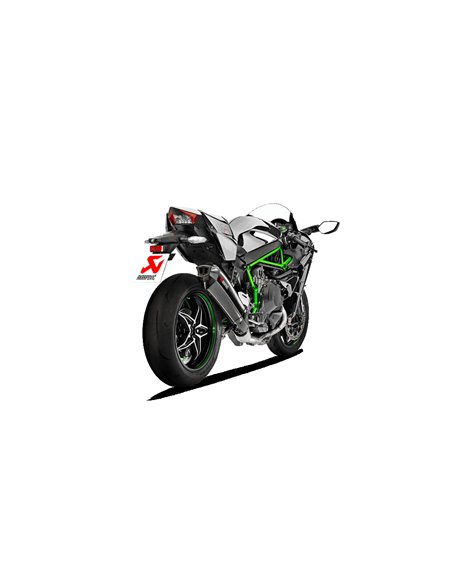 Sistema Completo Evolution Line Titanio & Carbono Akrapovic para Kawasaki NINJA H2 (2015-2019)