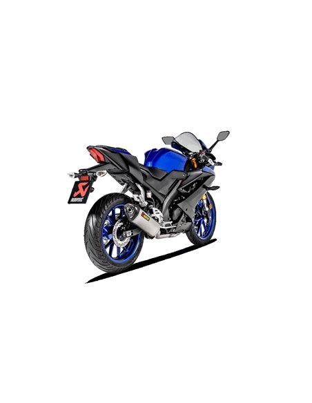 Escape Racing Line Titanio/Carbono Akrapovic para Yamaha YZF-R125 2019