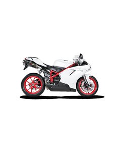 SLIP-ON Line Silenciador Carbono Akrapovic para Ducati 848/1098/1198 EVO (2007-2013) 2