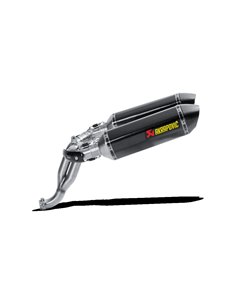 SLIP-ON Line Silenciador Carbono Akrapovic para Triumph SPEED TRIPLE 1050 (2011-2015) 2