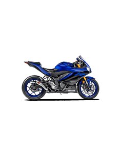 SLIP-ON Line Silenciador Acero Inoxidable Akrapovic para Yamaha YZF-R3 2019 2