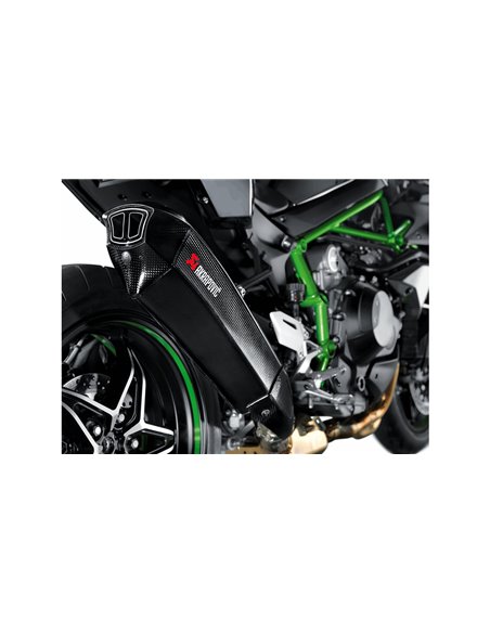 SLIP-ON Line Silenciador Carbono Akrapovic para Kawasaki NINJA H2 (2015-2016)