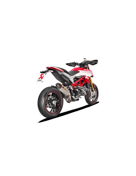 SLIP-ON Line Silenciador Titanio Akrapovic para Ducati HYPERMOTARD 939 (2014-2018)