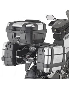 Portamaletas Lateral Givi Específico Sistema PL ONE-FIT Maletas Monokey para Honda CB500X -19