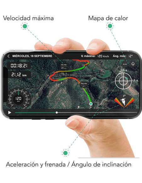Dispositivo Localizador Antirrobo Komobi GPS Pro Premium