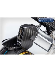 Protector antitérmico en Carbono Ilmberger de escape para BMW R1250GS y Adv.