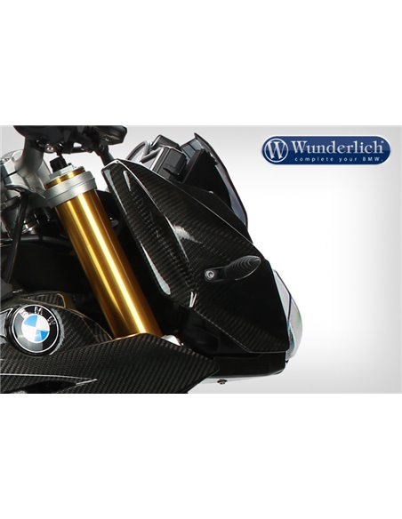 Cubierta lateral carbono para faro de BMW S1000R