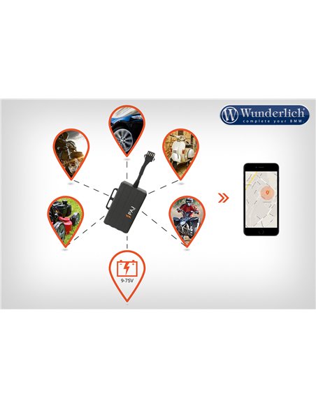 Buscador GPS MOTORCYCLE: dispositivo de localización y de seguimiento 