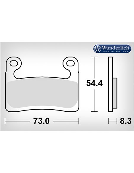 Pastillas de Freno Delanteras Sinterizadas TRW Road & Track para BMW R1250GS y Adv.