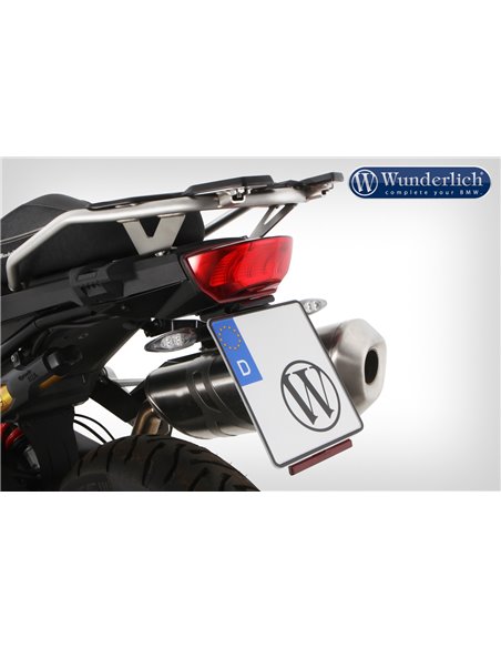 Modificación de Colín Wunderlich con Portamatrículas para BMW F750/850GS y Adv