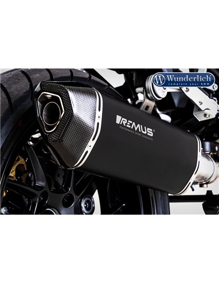 Silenciador de Escape REMUS Black Hawk para BMW R1250R/RS