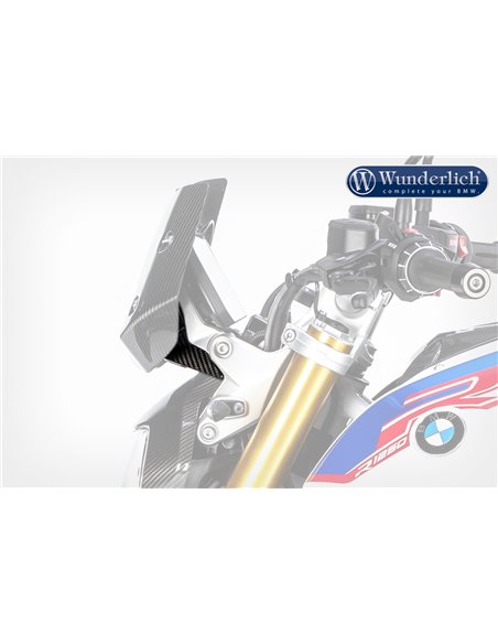 Kit de Soporte en Carbono Ilmberger de Carenado de Parabrisas para BMW R 1250 R