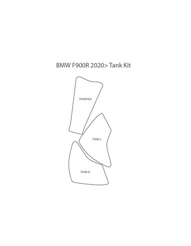 Set de protección para depósito "VENTURESHIELD" para BMW F900R