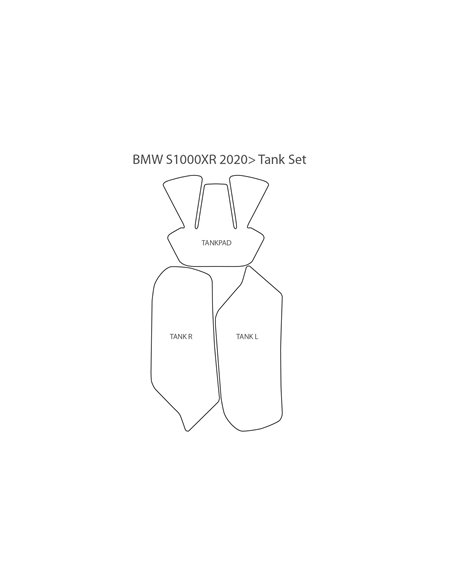 Set de protección para depósito "VENTURESHIELD" para BMW  S1000XR (2020-)