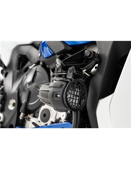 Wunderlich Rejilla de Protección de LED faro auxiliar "NANO" para BMW S1000XR (2020-)