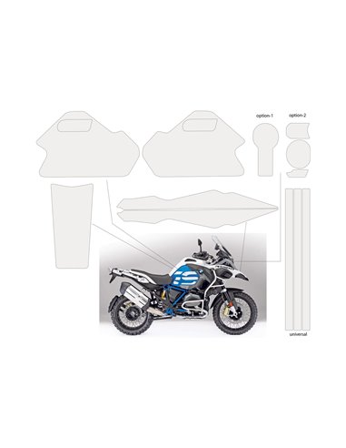 Set Completo de Protección de Pintura "PremiumShield" para BMW  R 1250 GS Adventure