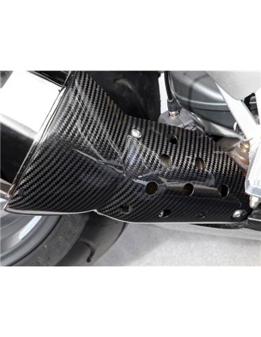 Cubierta Carbono protectora del colector Carbono para BMW K1300