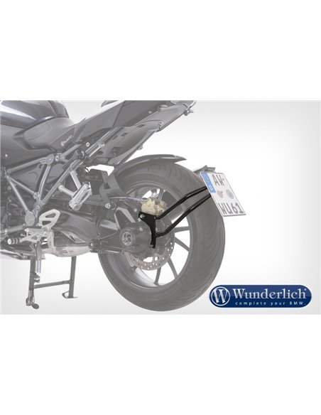 Portamatrículas Wunderlich para modificación "SWING"-montaje cardan para BMW R1200